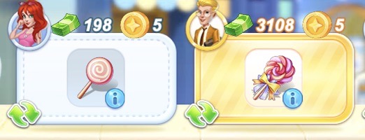 マージボスゲーム画面