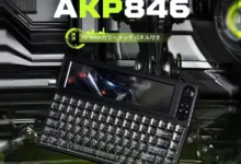 AJAZZ AKP846 メカニカルキーボード 10.1インチ モニター付き-アリエク特価アラート