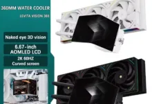 Thermalright LEVITA VISION 360 水冷クーラー 曲面ディスプレイ付き-アリエク特価アラート