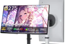 KTC 27インチ M27T6 QD Mini LED ゲーミングモニター 2560×1440 180Hz HDR1400-アリエク特価アラート