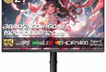 KTC 27インチ QD MiniLED 4K ゲーミングモニター M27P6-アリエク特価アラート