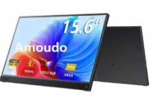 Amoudo 15.6インチ モバイルモニター 1920x1080 IPS-アリエク特価アラート