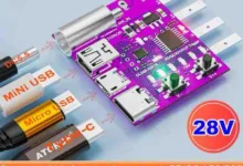 ATORCH USB PD3.1 充電プロトコル 4 線式テストボード-アリエク特価アラート