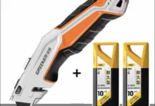 GREENER 高耐久 格納式ユーティリティナイフ 替え刃20枚-アリエク特価アラート