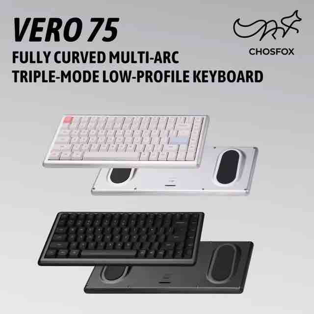 CHOSFOX Vero75 ロープロファイル メカニカルキーボード