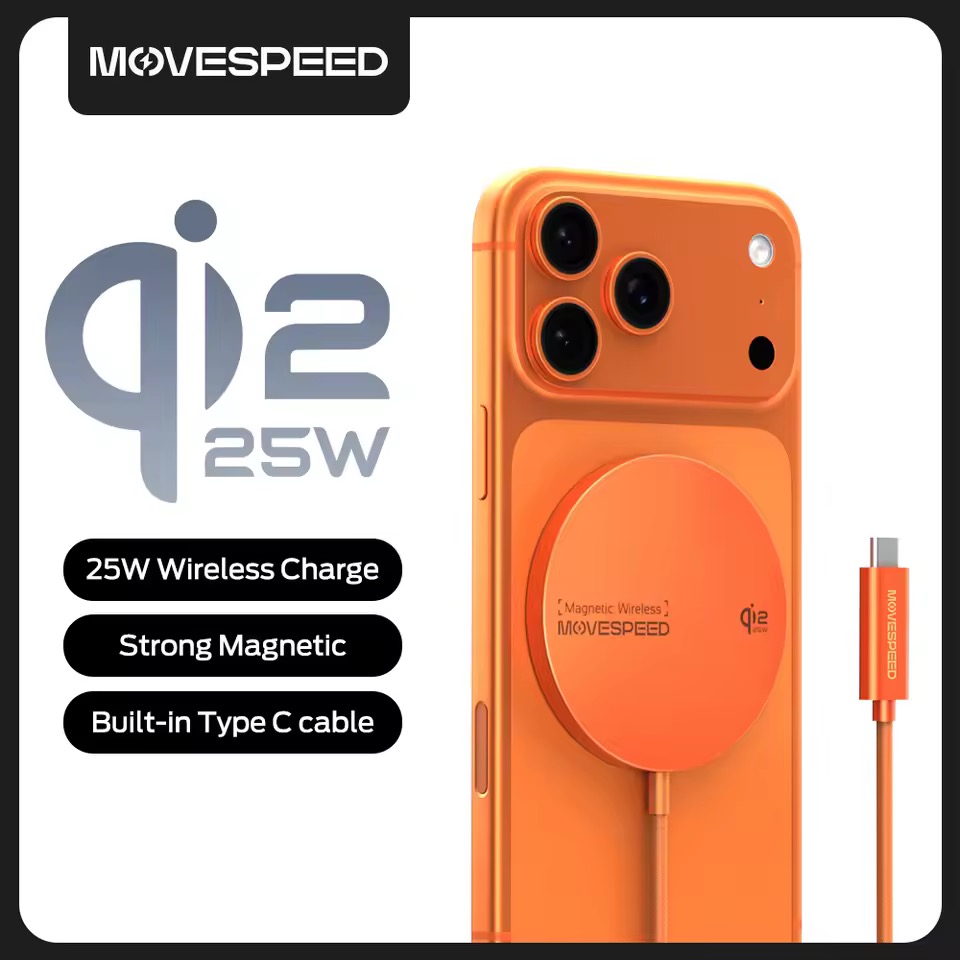 MOVESPEED Qi2 ワイヤレス充電器 25W