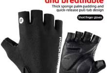 Rockbros バイク手袋ハーフフィンガー-アリエク特価アラート