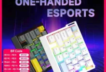 AJAZZ AK029 片手キーボード HE 8KHz 29キー-アリエク特価アラート