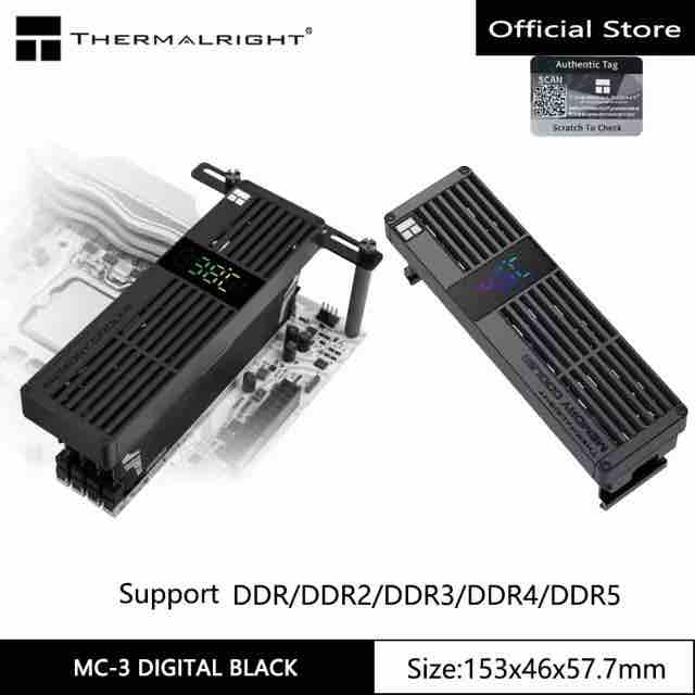Thermalright MC-3 DIGITAL BLACK メモリヒートシンク