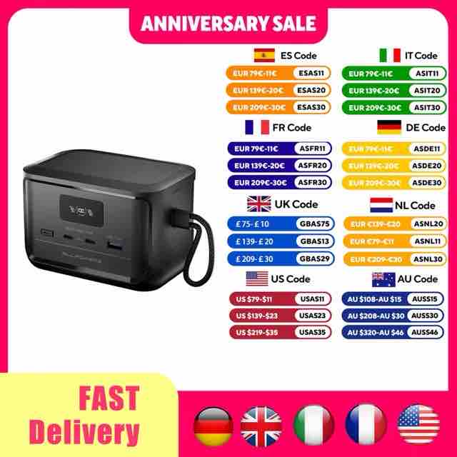 ALLPOWERS SOLAX P100 ポータブル電源 99.2Wh 31000mAh LiFePO4 バッテリー