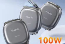 Toocki USB Type-C 100W 格納式ケーブル x2-アリエク特価アラート