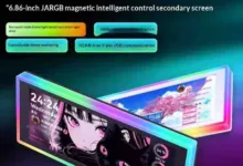 ZZJMOD セカンドディスプレイ ARGB 6.86インチ-アリエク特価アラート
