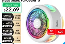 BlackShark FunCooler 5 スマホクーラー-アリエク特価アラート