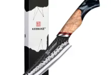 KEEMAKE シェフナイフ 7層ダマスカス鋼-アリエク特価アラート