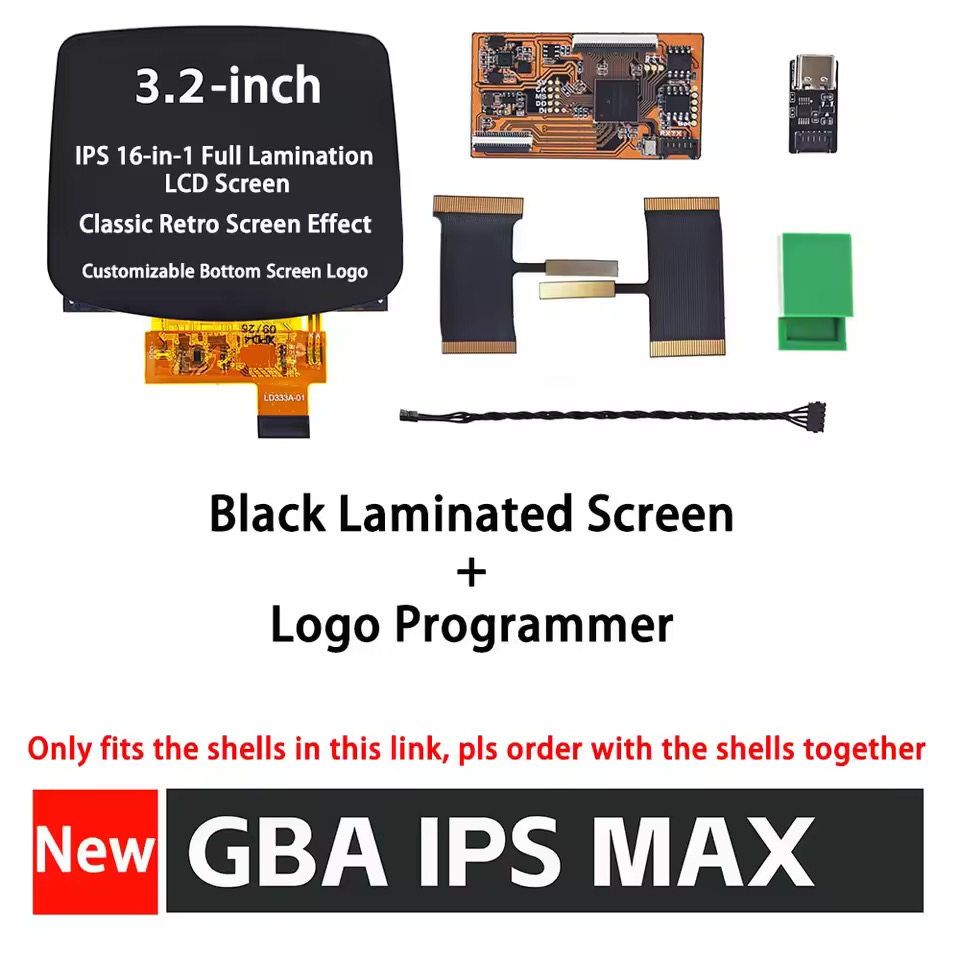 GBA IPS液晶 MAX ブラック