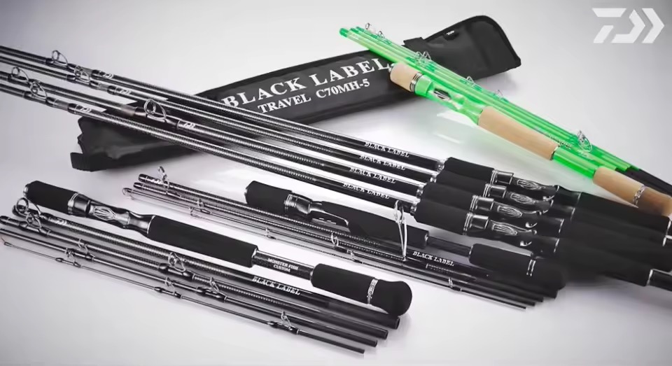 DAIWA ブラックレーベル トラベル ロッド C66ML-5 / C66M-5