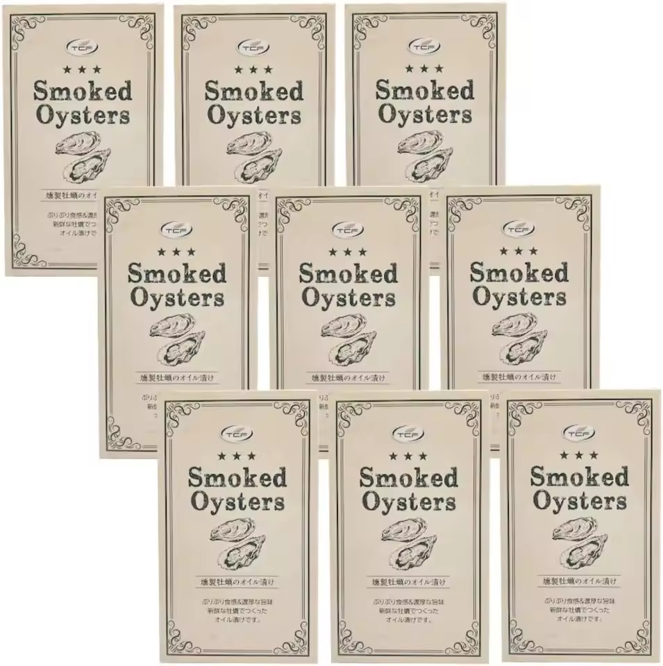 TCF 牡蠣 燻製 オイル漬け 缶詰 85gx9缶