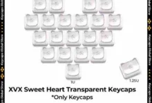 XVX キーキャップ 透明 MAOプロファイル 21キー-アリエク特価アラート