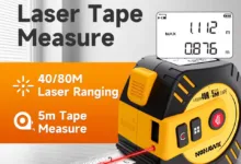 Nohawk 40m レーザー測定器付き 巻尺-アリエク特価アラート