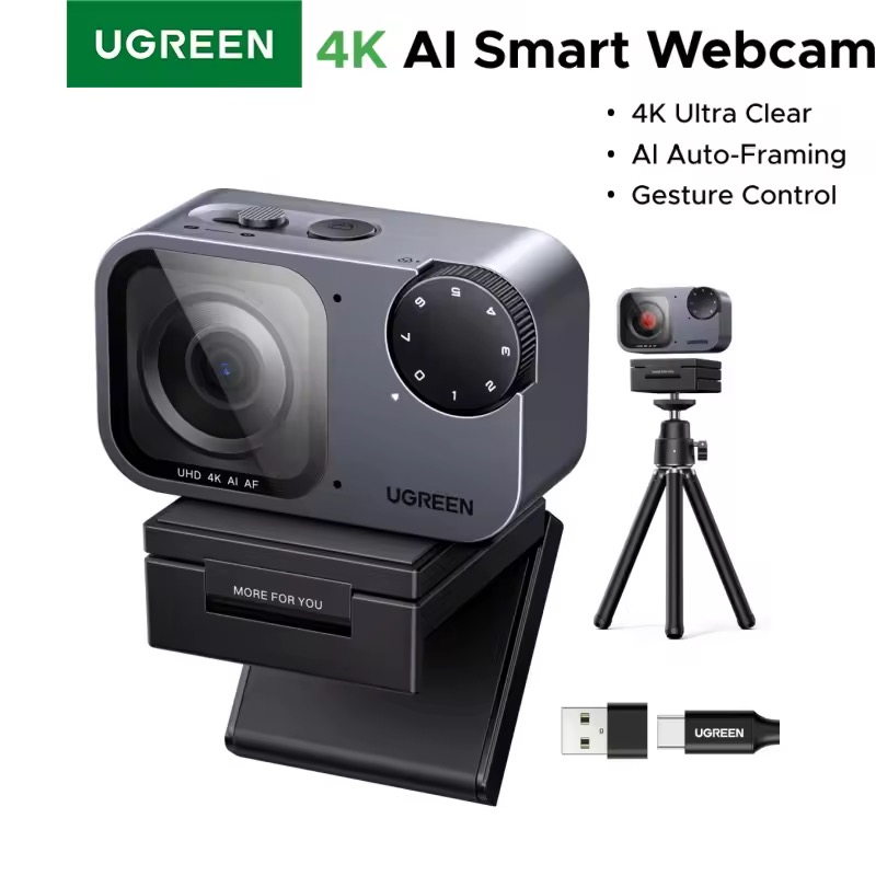 UGREEN FineCam Pro AIスマートPC 4Kウェブカメラ