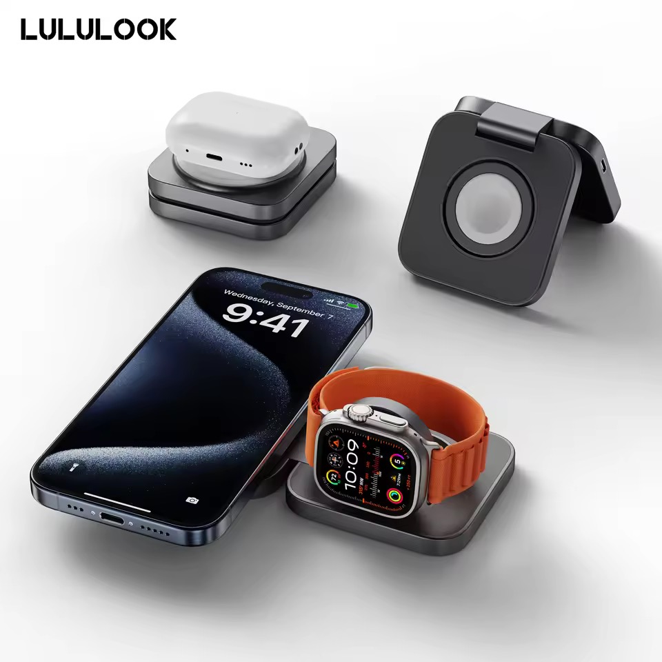LULULOOK マグネット式ワイヤレス充電ステーション