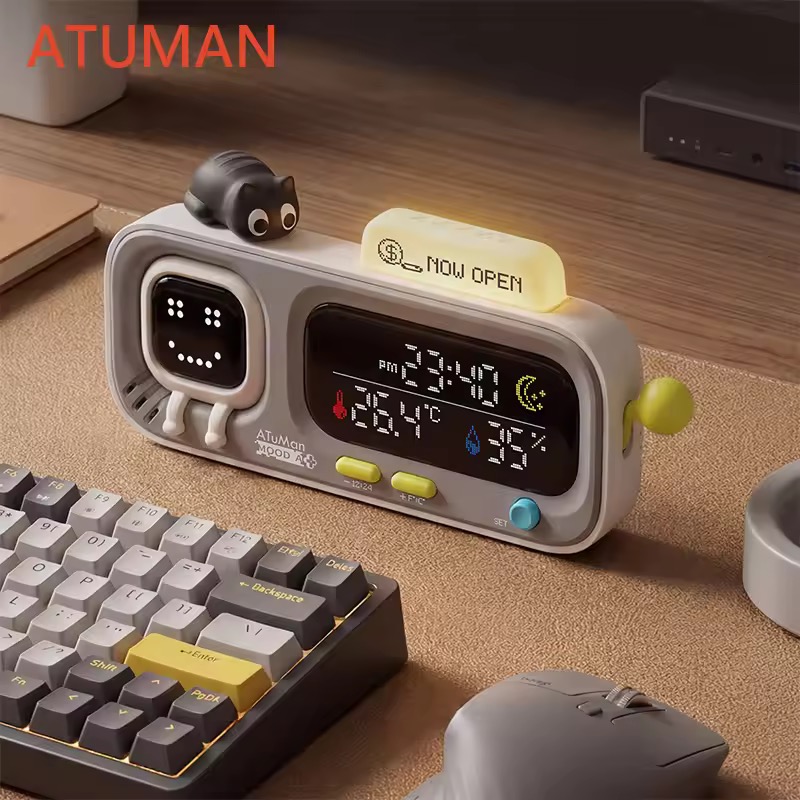 DUKA MOOD スマートデスクトップ温度・湿度時計