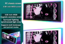 【¥4,273】ZZJMOD ARGB 6.86インチ セカンドモニター-アリエク特価アラート