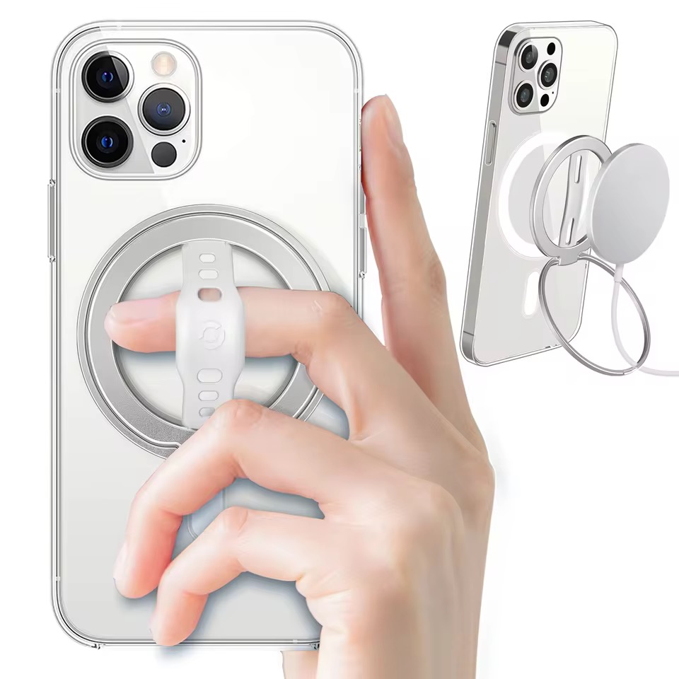 EWA マグネット式スマホグリップ＆スタンド