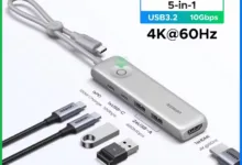 【¥1,979】UGREEN 5-in-1 USB-C HUB USB3.2 Gen2 HDMI 4K 60Hz-アリエク特価アラート