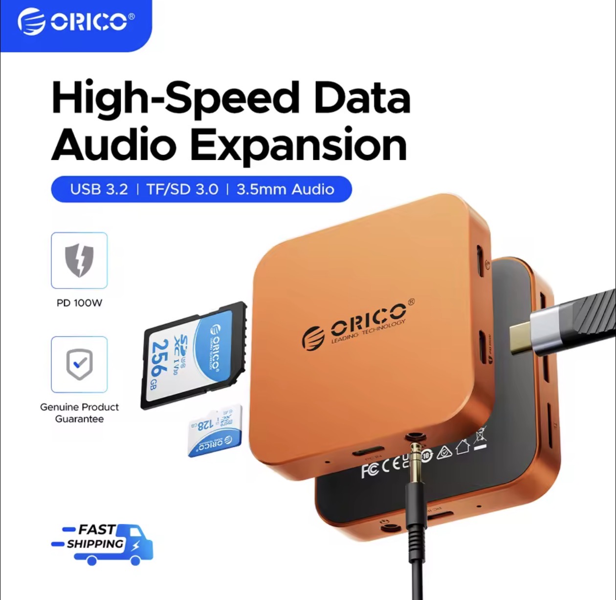 ORICO Air5 MagSafe USB Cハブ カードリーダー 6 in 1