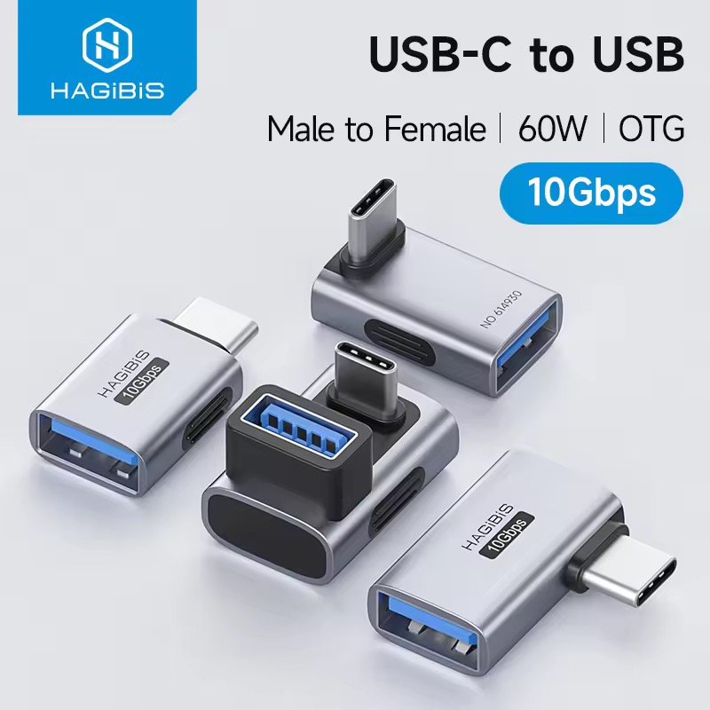 HAGiBiS USB C - USBアダプター OTG