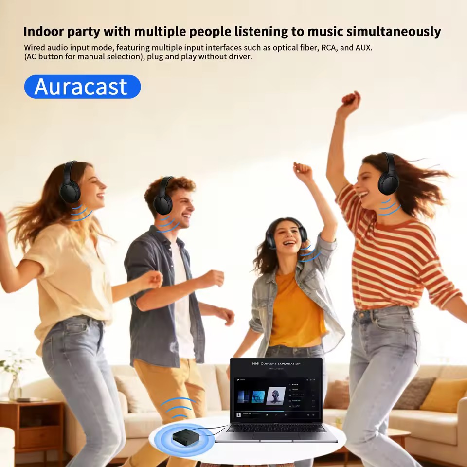 eppfun Bluetooth 5.4 トランスミッター Auracast対応