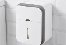 【¥866】トイレットペーパーホルダー 収納ボックス付き-アリエク特価アラート