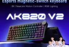 【¥5,802】AJAZZ AK820V2 磁気軸 キーボード-アリエク特価アラート