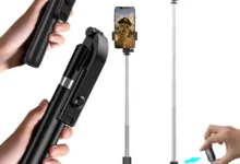 【¥492】ポータブル伸縮式 自撮り棒-アリエク特価アラート