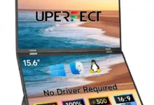 【¥20,053】UPERFECT 15.6インチ 1920x1080 デュアルモバイルモニター-アリエク特価アラート