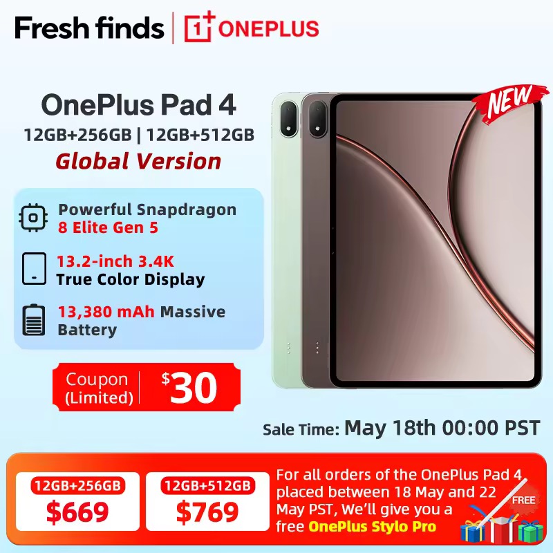 OnePlus Pad 4 グローバル 公式ストア