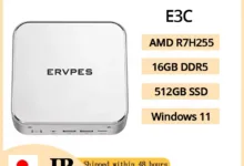 【¥70,931】ERVPES ミニPC E3C 16GB DDR5 512GB SSD AMD Ryzen 7 H255-アリエク特価アラート