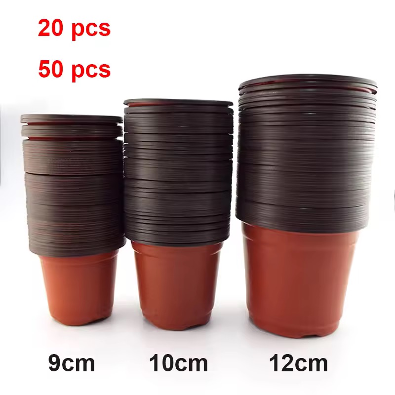 植木鉢プラスチック 20pcs 薄い