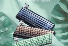 【¥1,529】AJAZZ 308i ドットパンク ワイヤレスキーボード-アリエク特価アラート
