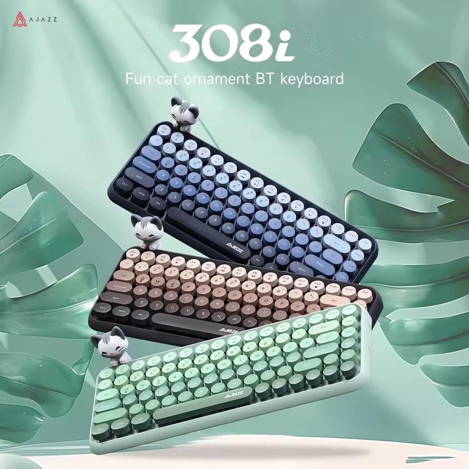 AJAZZ 308i ドットパンク ワイヤレスキーボード
