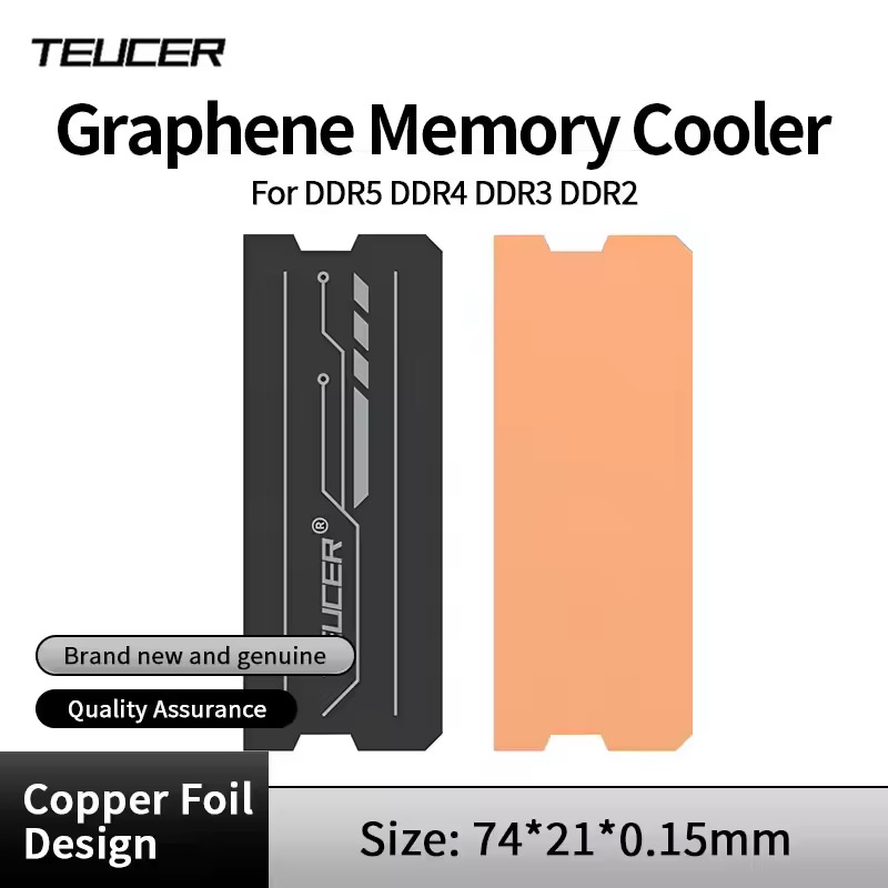 TEUCER グラフェンヒートシンク SO-DIMM 2pcs