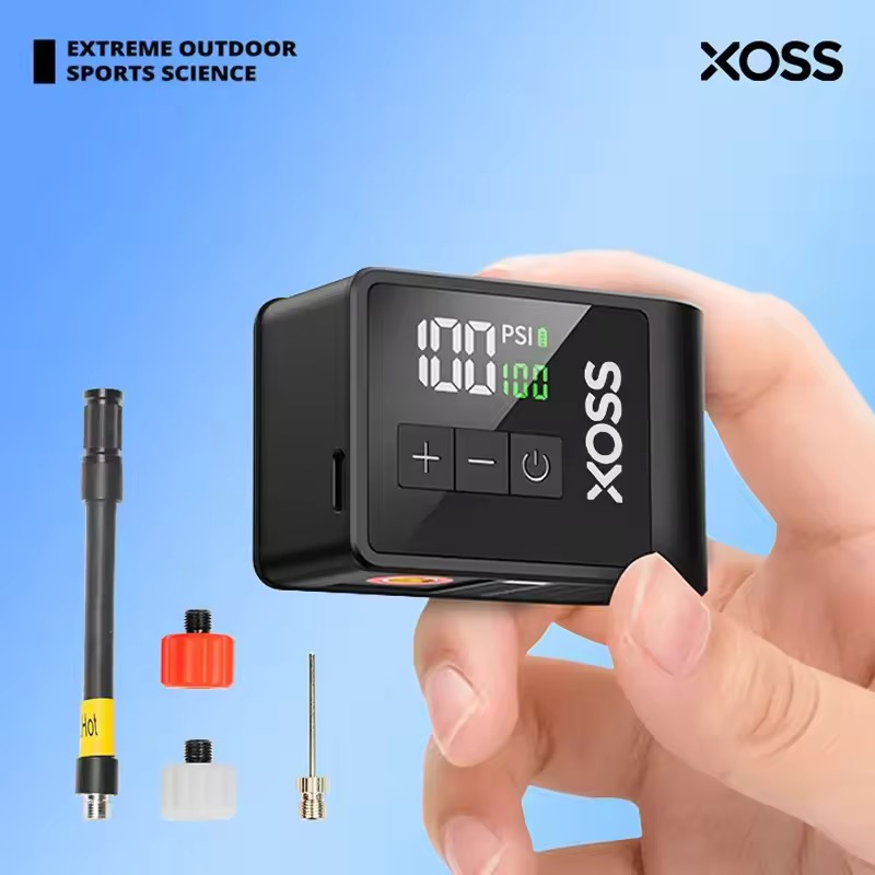 XOSS AirCube 120PSI ミニバイクポンプ
