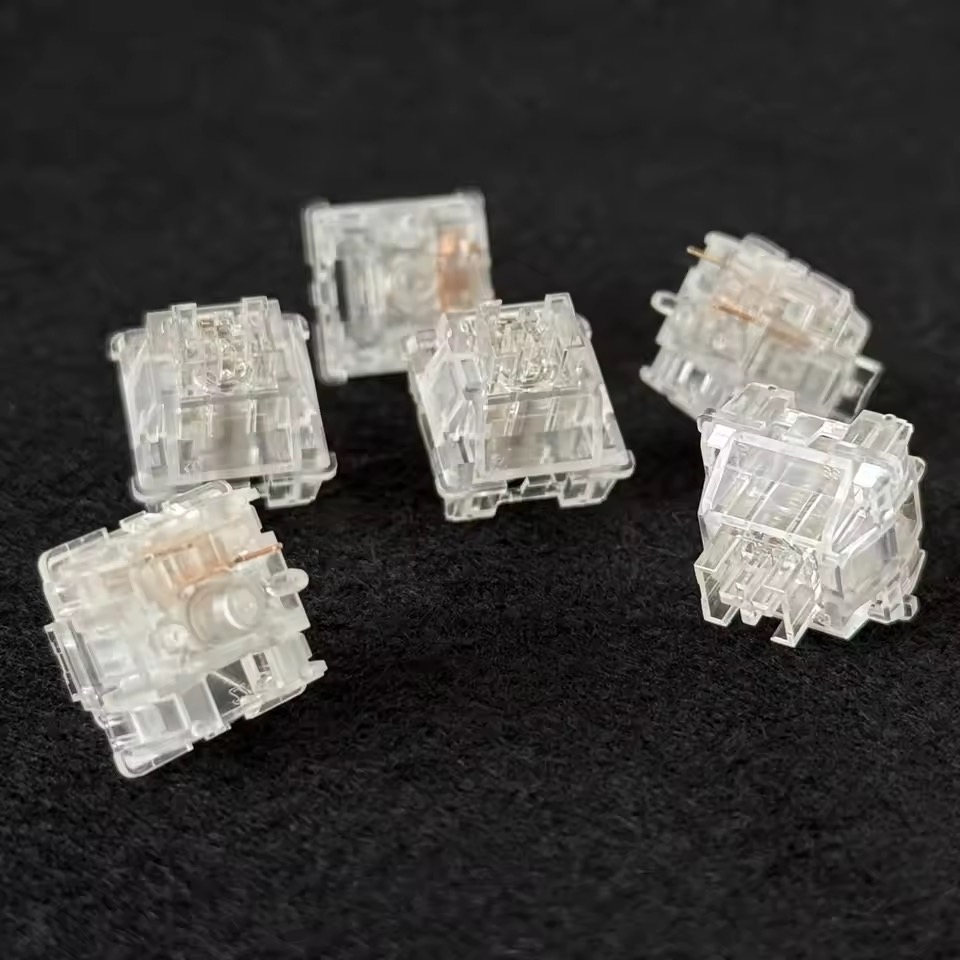 Outemu x OFF STUDIO Silent Ice Snow キースイッチ 静音軸 リニア 90pcs