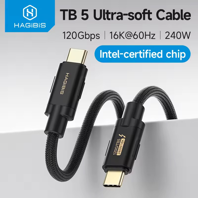 HaGiBiS ThunderBolt 5 ケーブル 1m