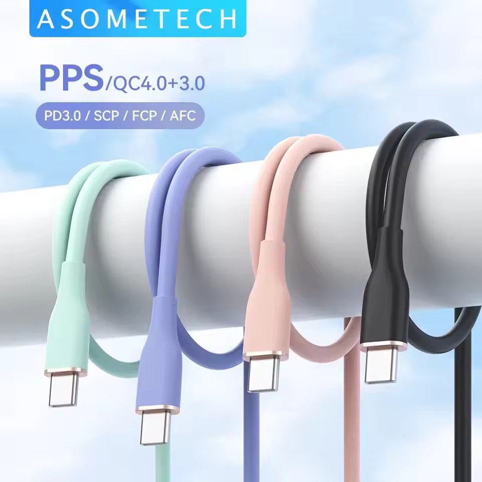 ASOMETECH 2m 60W USB Type-Cケーブル