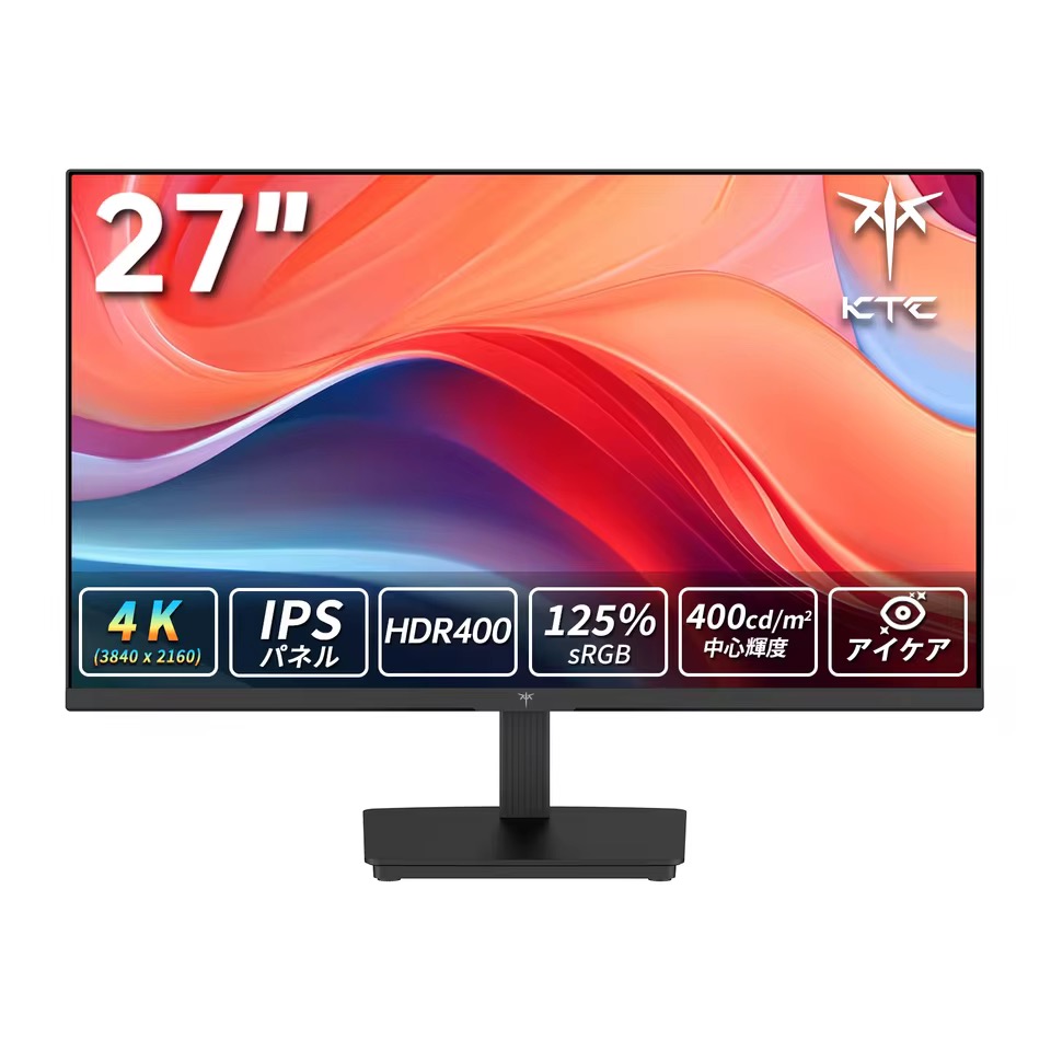 KTC 27インチ 4K 60Hz モニター