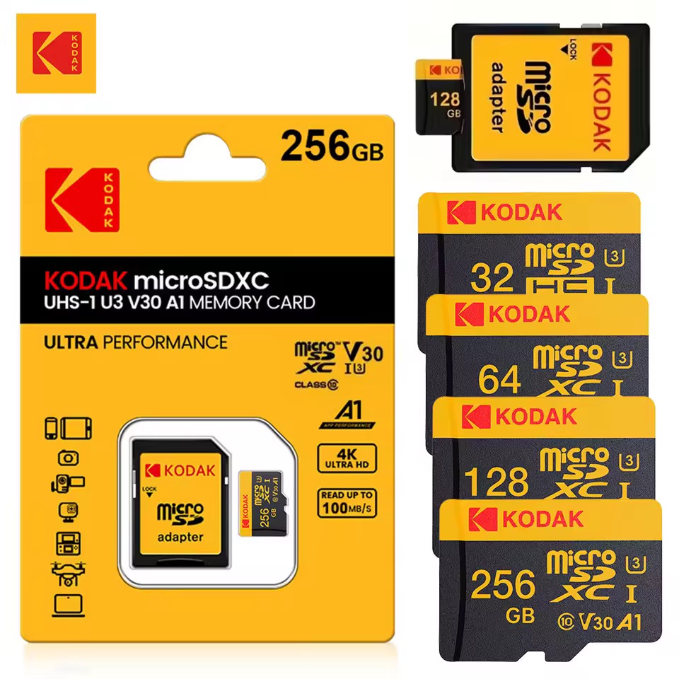 KODAK microSD Black 128GB