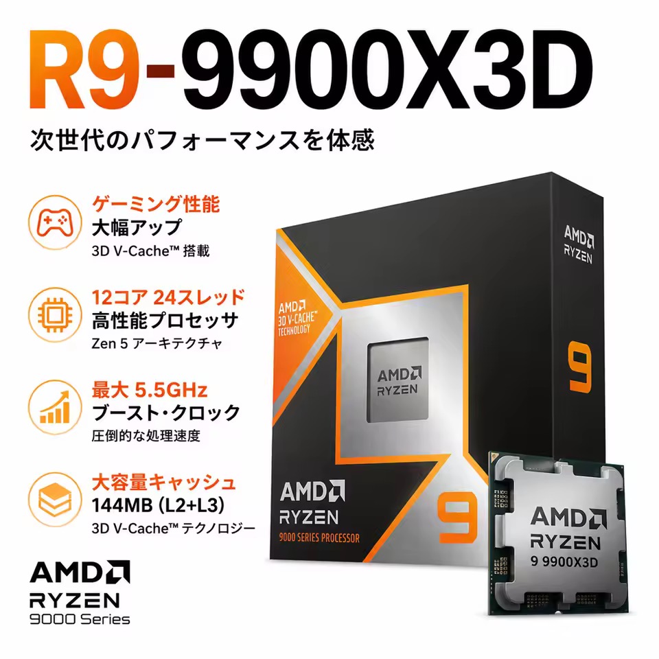 AMD Ryzen 9 9900X3D