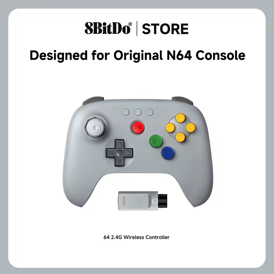 8BitDo 64 Bluetooth + 小物